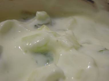 Cucumber-yogurt dressing